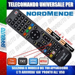 TELECOMANDO UNIVERSALE TECHNO PER NORDMENDE SCEGLI IL MODELLO DEL TUO APPARECCHIO DALL'ELENCO E LO RICEVERAI GIA PRONTO.