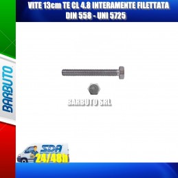 VITE 13cm TE CL 4.8 INTERAMENTE FILETTATA - DIN 558 - UNI 5725