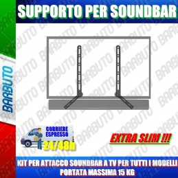 KIT SUPPORTO PER ATTACCO SOUNDBAR A TV MAX 15 KG