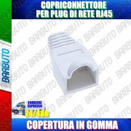 COPERTURA IN GOMMA PER PLUG DI RETE RJ45