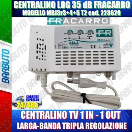 FRACARRO 223620 MBJ EVO CENTRALINO TV 1 INGRESSO LOG 35dB MODELLO MBJ3r3+4+5 T2