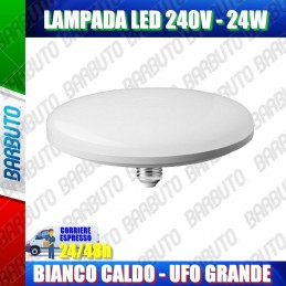 LAMPADA LED 230V - 24W - E27 - BIANCO CALDO