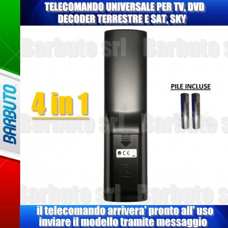 Telecomando Telesystem SA-304 - SONIC32FL SMV14 - Ricambi Ricondizionati by Equipe snc