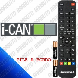 Telecomando per I-CAN selezionare il MODELLO arriva già pronto