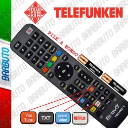 TELECOMANDO TELEFUNKEN SERIE TE SELEZIONA IL TUO MODELLO LO RICEVERAI GIA PRONTO