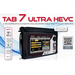 MISURATORE DI CAMPO ROVER TAB7 ULTRA CON T2 S2 - OPZIONE HEVC H265 INCLUSA