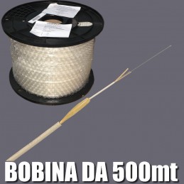 CAVO MONOFIBRA OTTICA DA INTERNO BOBINA DA 500mt G657A2 PER OPEN FIBER, TIM, ecc