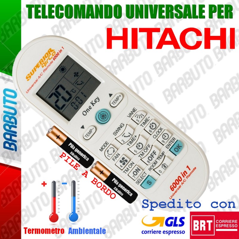 TELECOMANDO UNIVERSALE PER CLIMATIZZATORE