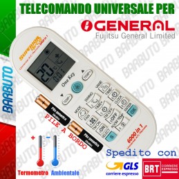 TELECOMANDO UNIVERSALE PER CLIMATIZZATORE / CONDIZIONATORE GENERAL CON PILE