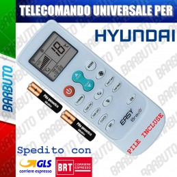 TELECOMANDO UNIVERSALE PER CLIMATIZZATORE CONDIZIONATORE HYUNDAI