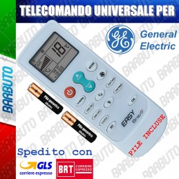 TELECOMANDO UNIVERSALE PER CLIMATIZZATORE CONDIZIONATORE GENERAL ELECTRIC