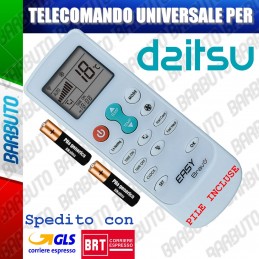 TELECOMANDO UNIVERSALE PER CLIMATIZZATORE CONDIZIONATORE DAITSU