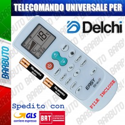 TELECOMANDO UNIVERSALE PER CLIMATIZZATORE CONDIZIONATORE DELCHI