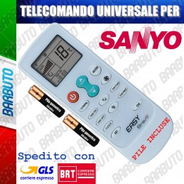 TELECOMANDO UNIVERSALE PER CLIMATIZZATORE CONDIZIONATORE SANYO