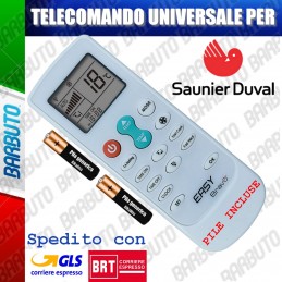 TELECOMANDO UNIVERSALE PER CLIMATIZZATORE CONDIZIONATORE SAUNIER DUVAL