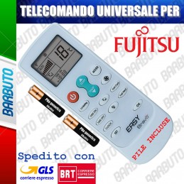 TELECOMANDO UNIVERSALE PER CLIMATIZZATORE CONDIZIONATORE FUJITSU