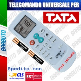 TELECOMANDO UNIVERSALE PER CLIMATIZZATORE CONDIZIONATORE TATA