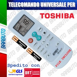 TELECOMANDO UNIVERSALE PER CLIMATIZZATORE CONDIZIONATORETOSHIBA