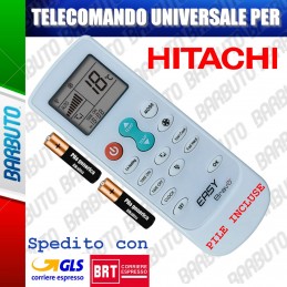 TELECOMANDO UNIVERSALE PER CLIMATIZZATORE CONDIZIONATORE HITACHI