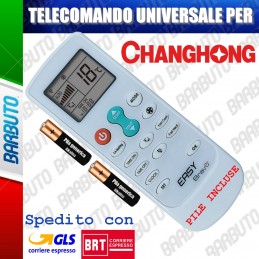 TELECOMANDO PER CONDIZIONATORE D'ARIA, UNIVERSALE CON BATTERIE INCLUSE!