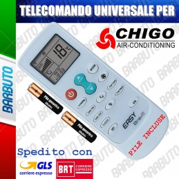 TELECOMANDO UNIVERSALE PER CLIMATIZZATORE CONDIZIONATORE CHIGO