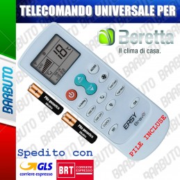 TELECOMANDO UNIVERSALE PER CLIMATIZZATORE CONDIZIONATORE BERETTA