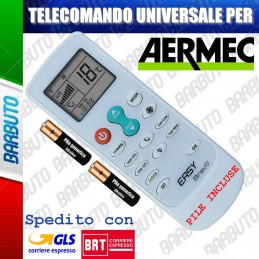 TELECOMANDO UNIVERSALE PER CLIMATIZZATORE CONDIZIONATORE AERMEC