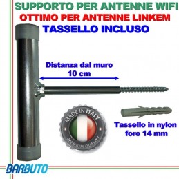 STAFFA ANTENNA WIFI - LINKEM OUTDOOR - WIFI PUNTO PUNTO - CPE - MADE IN ITALY