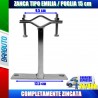 STAFFA EMILIA 15 cm ZANCA PER ANTENNA O PARABOLA SAT E PALI TELESCOPICI