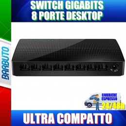 SWITCH GIGABITS 8 PORTE DESKTOP TENDA SG108