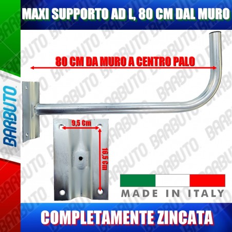 Supporto A U Regolabile Per Antenna Parabolica - Installazione Esterna Facile E Resistente - Foto 6