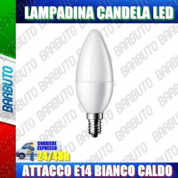 LAMP. CANDELA LED 6W E14 3000K