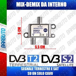MIX / DEMIX - TV / SAT DA INTERNO - PRESSOFUSIONE A BASSA PERDITA Diprogress