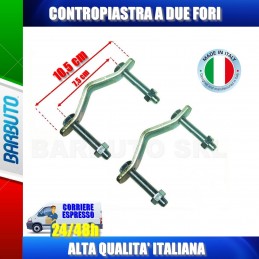 KIT DI FISSAGGIO, CONTROPIASTRE, CAVALLOTTI PER ZANCHE E STAFFE CON BULLONERIA