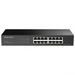 SWITCH 16 PORTE GIGABIT METAL MERCUSYS MS116GS