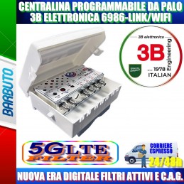 3B ELETTRONICA 6937 LTE CENTRALINO TV 3+DAB,U,U 30dB MODELLO CW3UU30 4G/5G