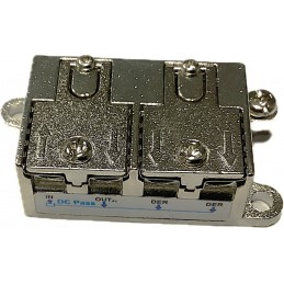 Derivatore 2 derivate -10dB e passante con morsetti in pressofusione DPDER210M