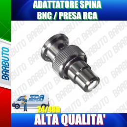 ADATTATORE SPINA BNC - PRESA RCA