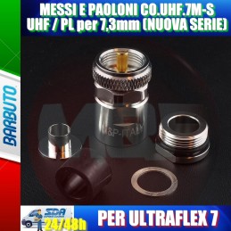 CONNETTORE CO.UHF.7M-S PER ULTRAFLEX 7 / COAX 7,3mm (NUOVA SERIE)