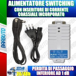 ALIMENTATORE LEM ALS15 PER CENTRALIZZATI SAT- INSERITORE DI CORRENTE INCORPORATO