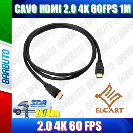 CAVO HDMI 2.0 ADATTO AL 4K MODELLO MASCHIO - MASCHIO DA 1 METRO 