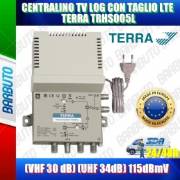 CENTRALINO LOG CON TAGLIO LTE (VHF 30 dB) (UHF 34dB) 115dBmV