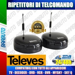 RIPETITORE DI TELECOMANDO AD 8 CANALI DI TRASMISSIONE TELEVES DIGIDOM 723703 NEW