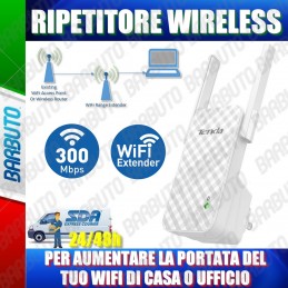 RIPETITORE WIRELESS PER AUMENTARE LA PORTATA DEL TUO WIFI DI CASA O UFFICIO N300