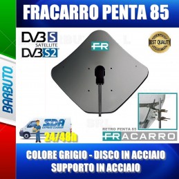 PENTA 85 ANTENNA PARABOLICA ACCIAIO FRACARRO GRIGIA PENTA85G-A