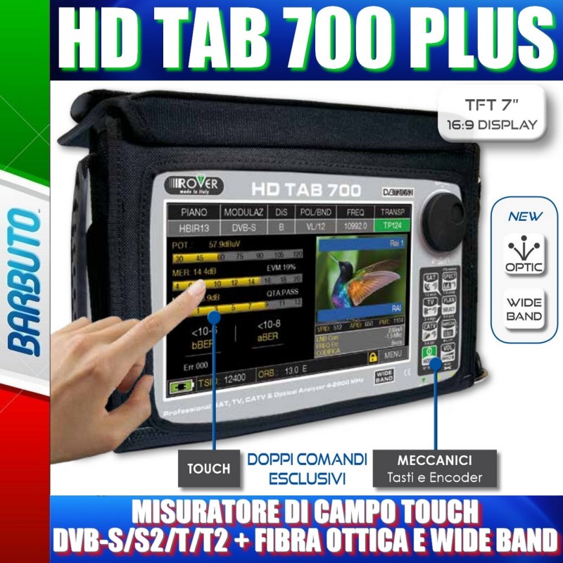 Medidor de campo HD TAB700