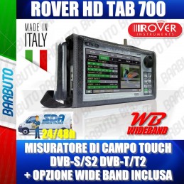 MISURATORE DI CAMPO ROVER HD TAB 700 TOUCH DVB-S/S2 DVB-T/T2