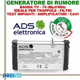 GENERATORE DI RUMORE BANDA TV ED OLTRE, IDEALE PER TRAPPOLE,FILTRI,TEST IMPIANTO