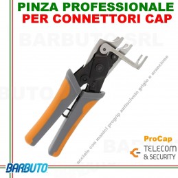 PINZA PROFESSIONALE PER CONNETTORI CAP,ART. PROCAP TELECOM SECURITY,HIGH QUALITY
