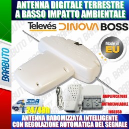 ANTENNA DIGINOVA BOSS MIX LTE 32dB TELEVES 144223 + AMPLIFICATORE 560541 24dB